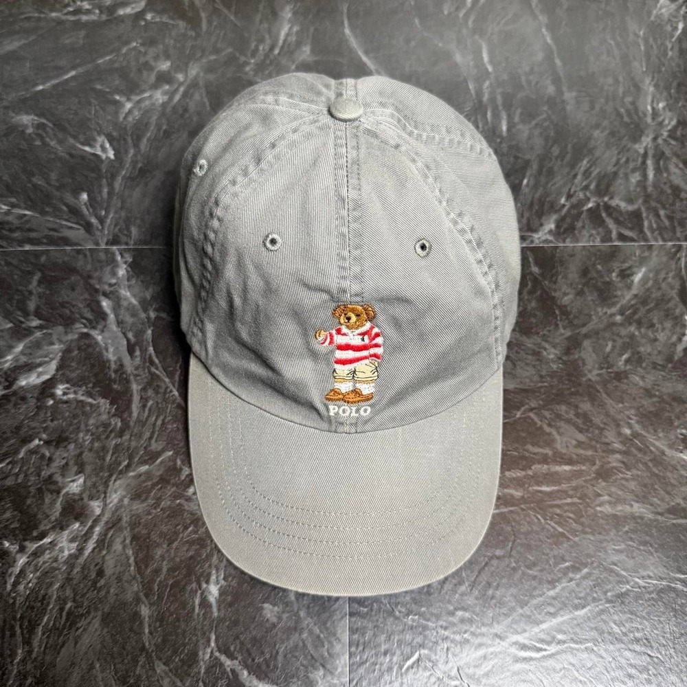 Polo Ralph Lauren Green Vtg Polo Bear Cap Hat